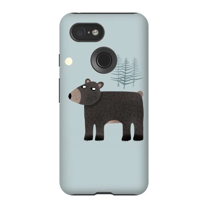 Pixel 3 StrongFit The Bear, the Trees and the Moon by Nic Squirrell