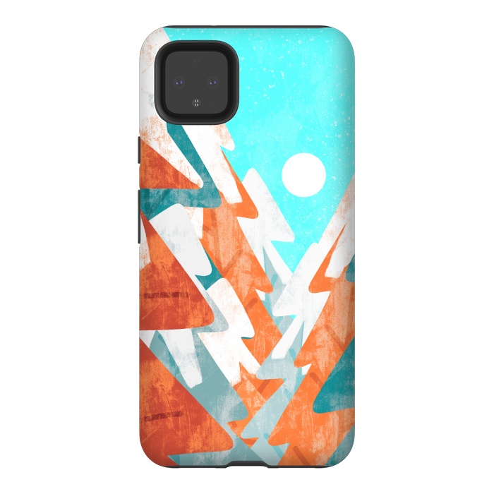 Pixel 4XL StrongFit The colours of a winter forest by Steve Wade (Swade)