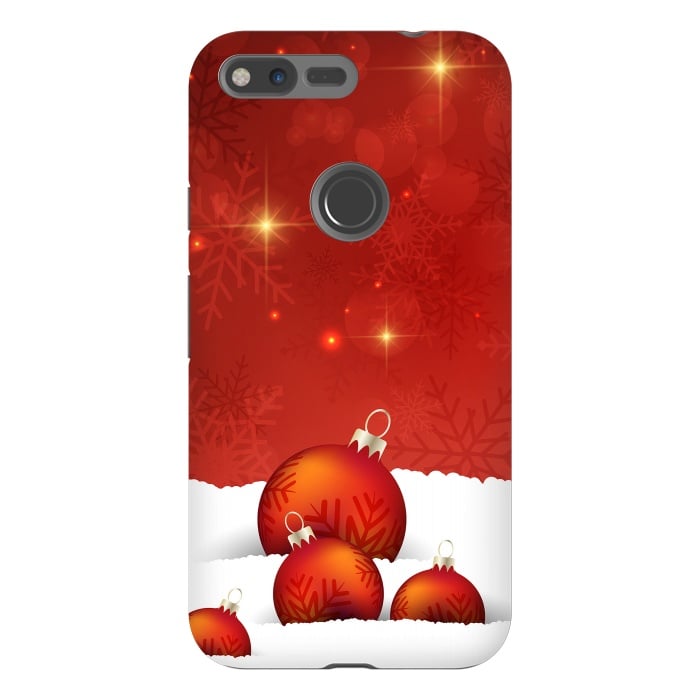 Pixel XL StrongFit Red Christmas by Texnotropio