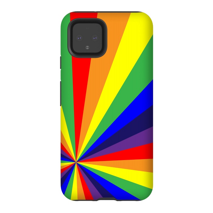 Pixel 4 StrongFit rainbow rays by MALLIKA