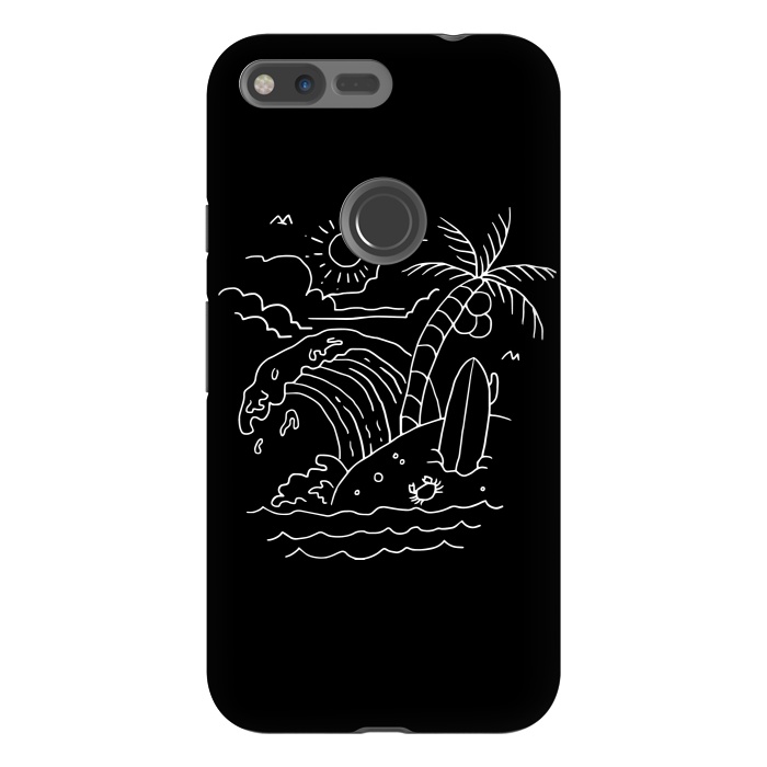 Pixel XL StrongFit The Waves are Calling ( for dark) by Afif Quilimo