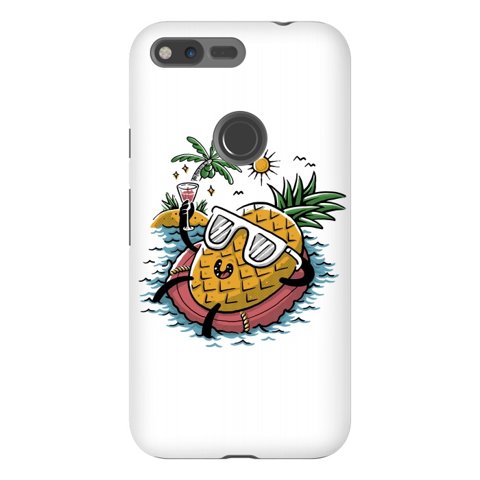 Pixel XL StrongFit Pineapple Relaxing by Afif Quilimo