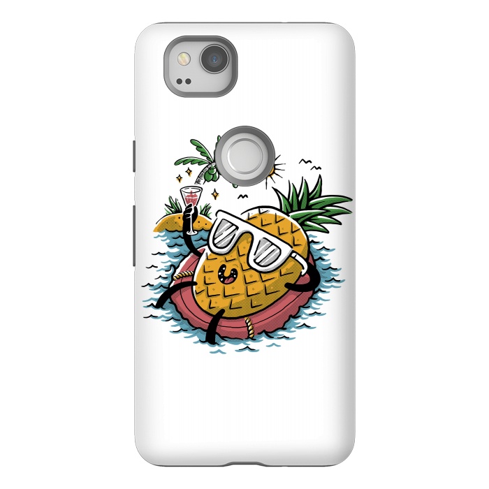 Pixel 2 StrongFit Pineapple Relaxing by Afif Quilimo