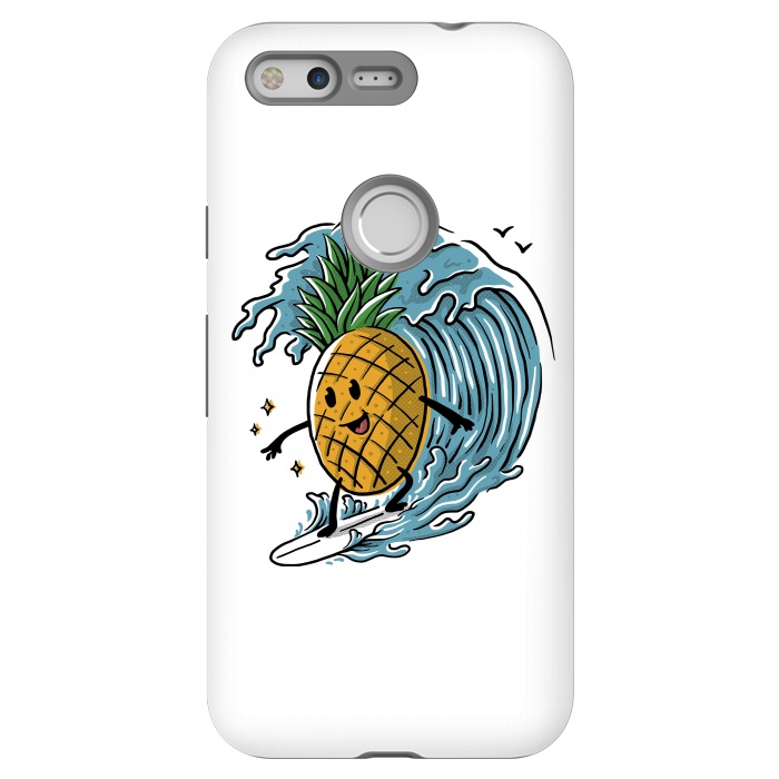 Pixel StrongFit Pineapple Surfing by Afif Quilimo