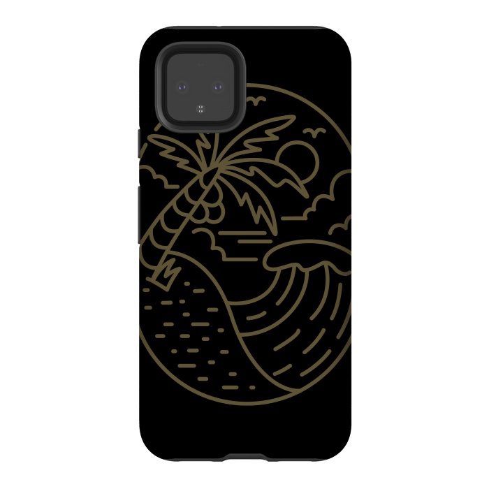 Pixel 4 StrongFit Great Wave by Afif Quilimo