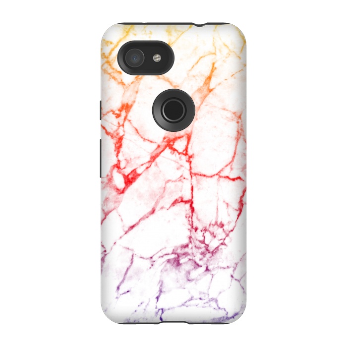 Pixel 3A StrongFit Colour gradient marble texture by Oana 