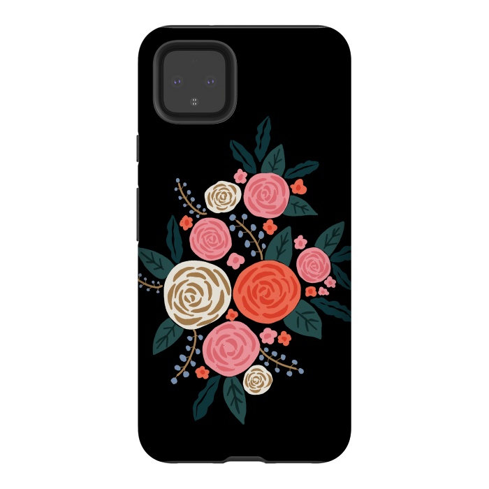 Pixel 4XL StrongFit Rose Bouquet by Hanny Agustine