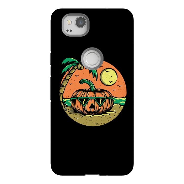 Pixel 2 StrongFit Pumpkin Summer by Afif Quilimo