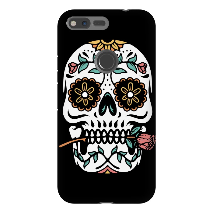 Pixel XL StrongFit Mexican Skull by Afif Quilimo