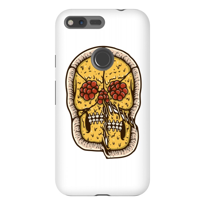 Pixel XL StrongFit pizza Skull by Afif Quilimo
