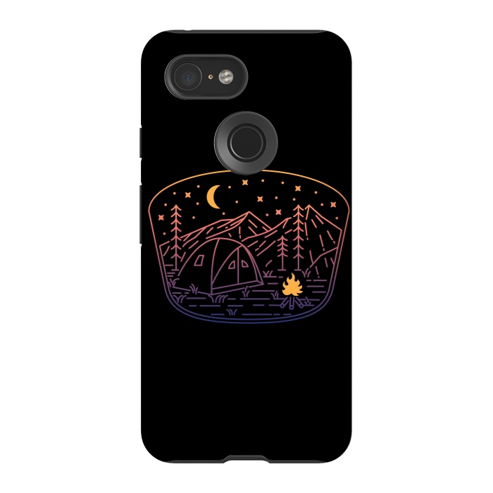 Pixel 3 StrongFit Camp Fire Line by Afif Quilimo
