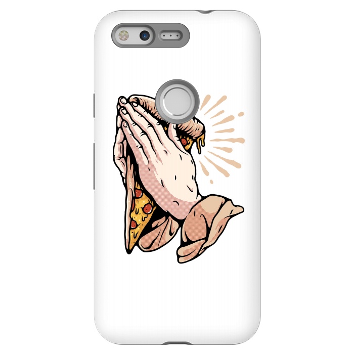 Pixel StrongFit Pray for Pizza by Afif Quilimo