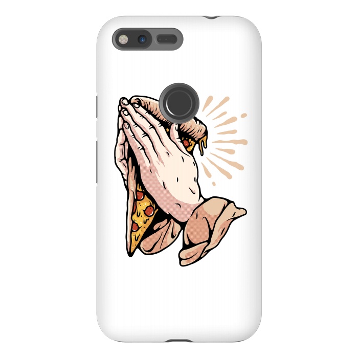 Pixel XL StrongFit Pray for Pizza by Afif Quilimo