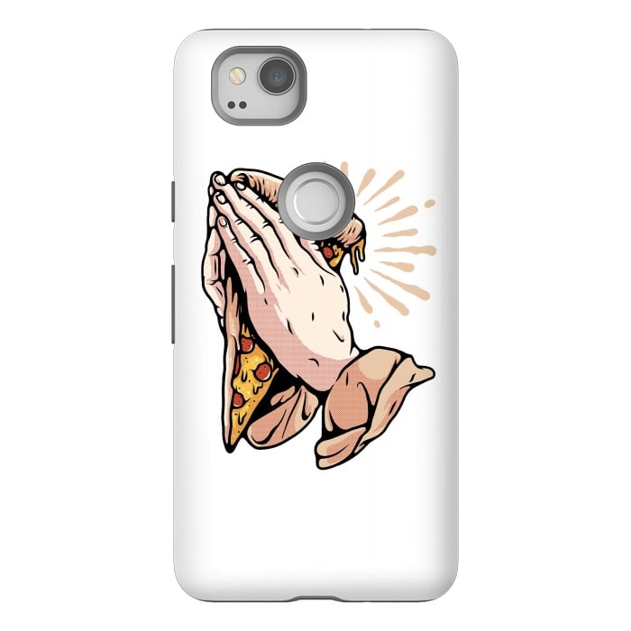 Pixel 2 StrongFit Pray for Pizza by Afif Quilimo