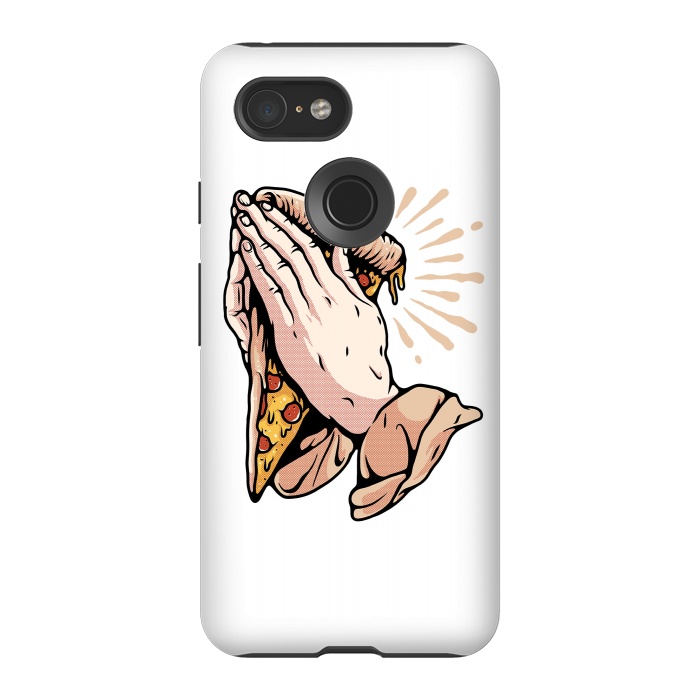 Pixel 3 StrongFit Pray for Pizza by Afif Quilimo