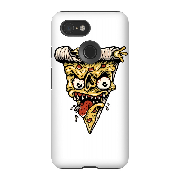 Pixel 3 StrongFit Pizza Monster by Afif Quilimo