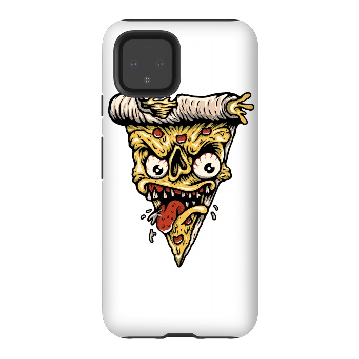 Pixel 4 StrongFit Pizza Monster by Afif Quilimo