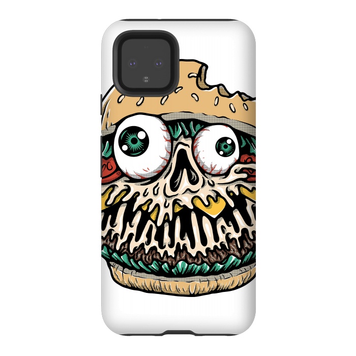 Pixel 4 StrongFit Hamburger Monster by Afif Quilimo