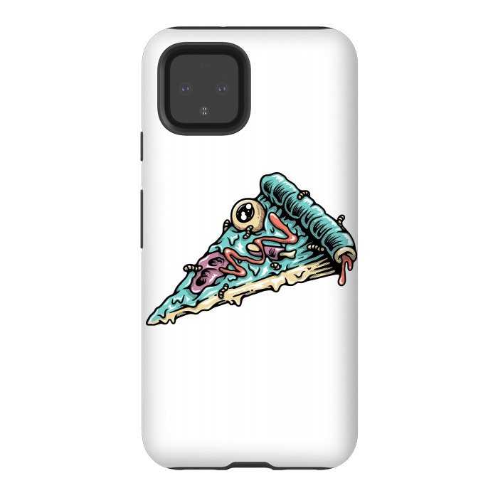 Pixel 4 StrongFit Pizza Zombie by Afif Quilimo