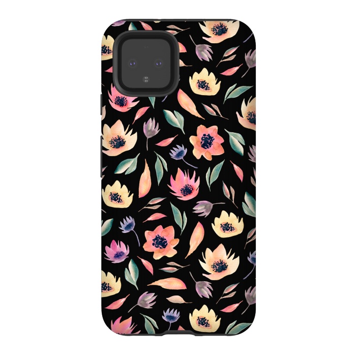 Pixel 4 StrongFit Floral pattern by Julia Badeeva