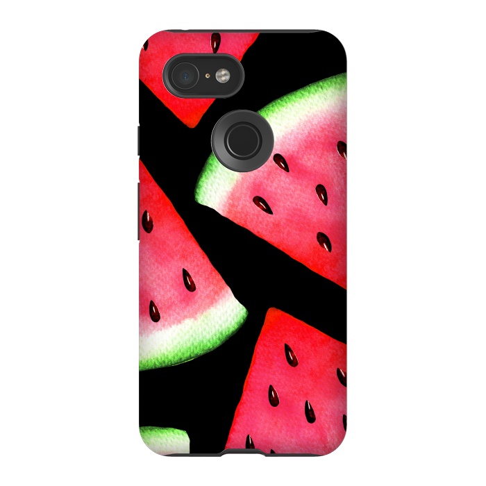 Pixel 3 StrongFit Watermelon by Julia Badeeva