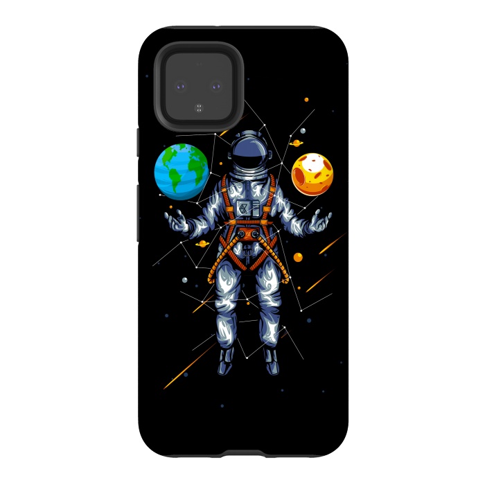 Pixel 4 StrongFit astronaut i by haroulita