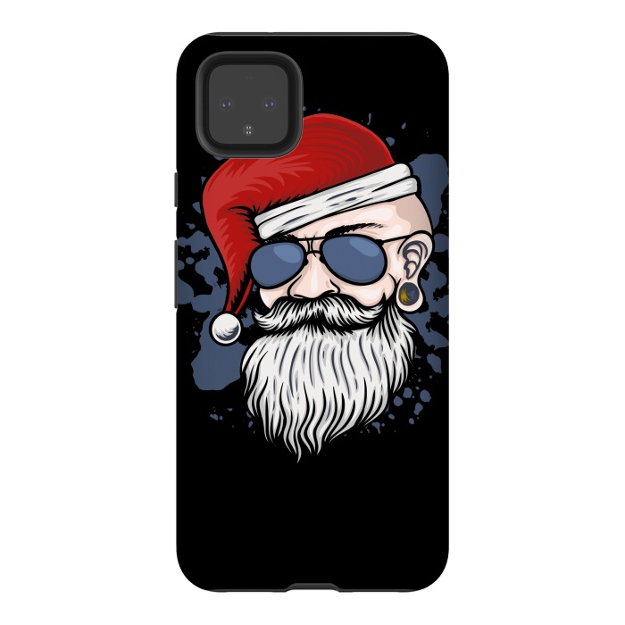 Pixel 4XL StrongFit funny santa claus by haroulita