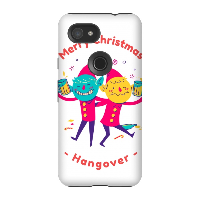 Pixel 3A StrongFit christmas hangover by haroulita