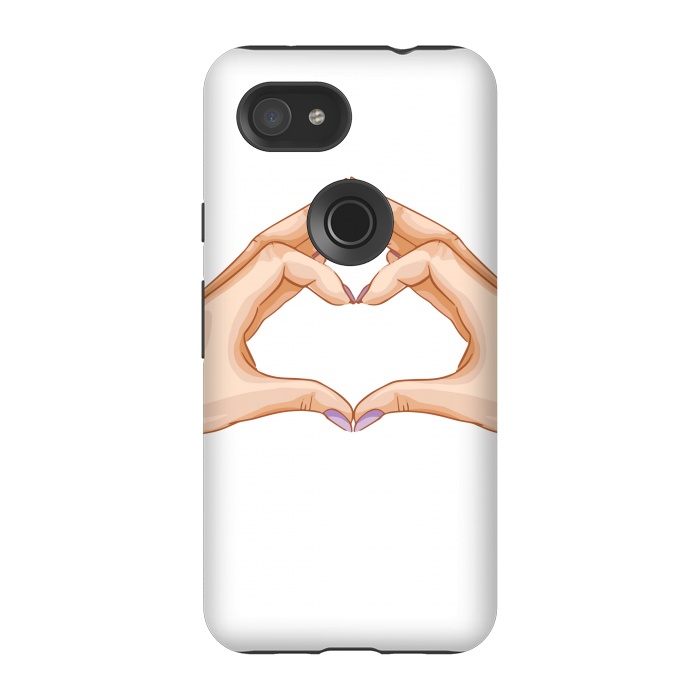 Pixel 3A StrongFit heart hand  by haroulita