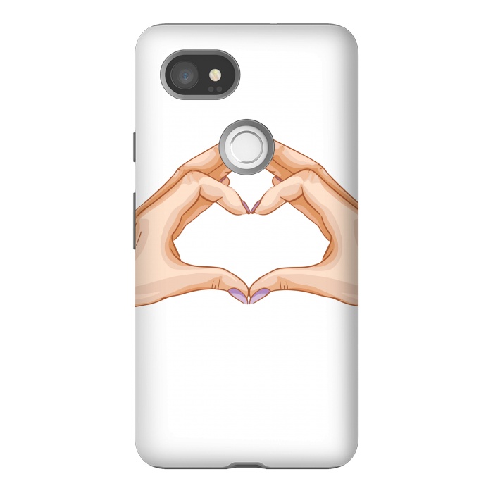 Pixel 2XL StrongFit heart hand  by haroulita