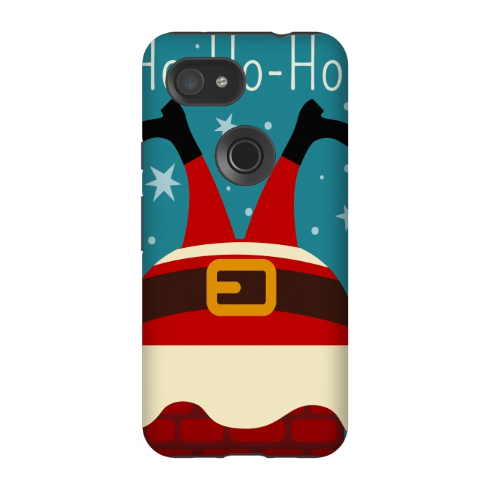 Pixel 3A StrongFit cute funny santa by haroulita