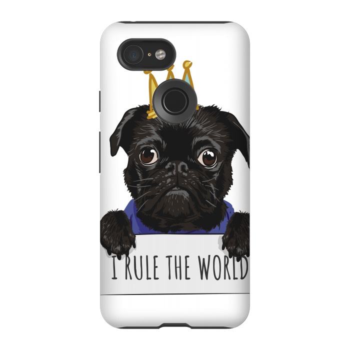 Pixel 3 StrongFit pug by haroulita