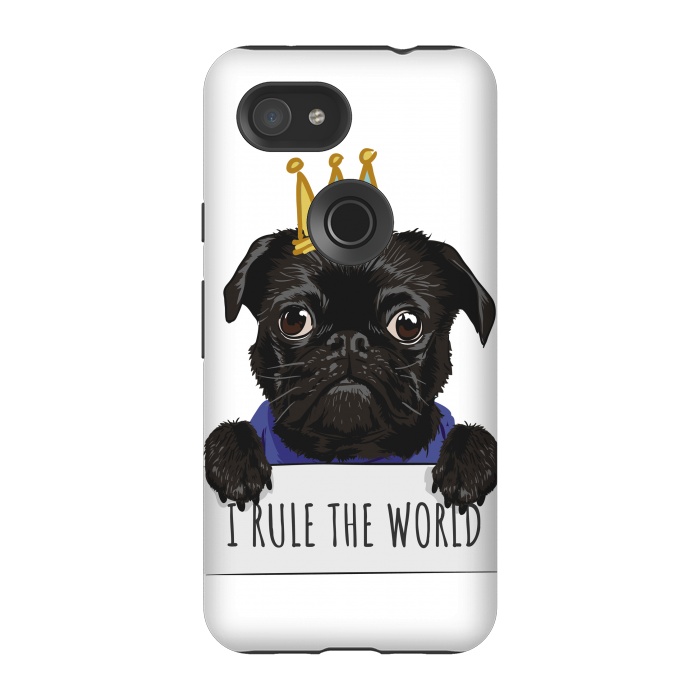 Pixel 3A StrongFit pug by haroulita