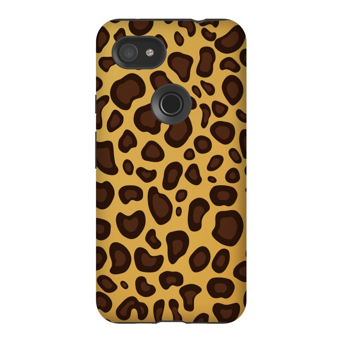 Pixel 3AXL StrongFit animal print leopard by haroulita