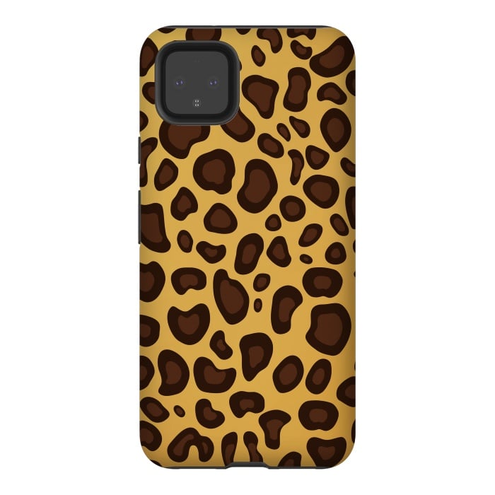 Pixel 4XL StrongFit animal print leopard by haroulita