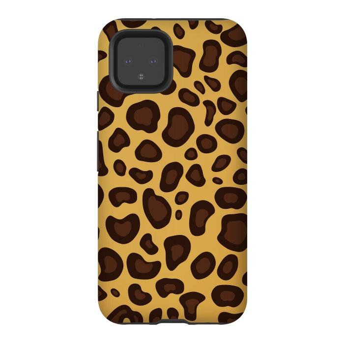 Pixel 4 StrongFit animal print leopard by haroulita