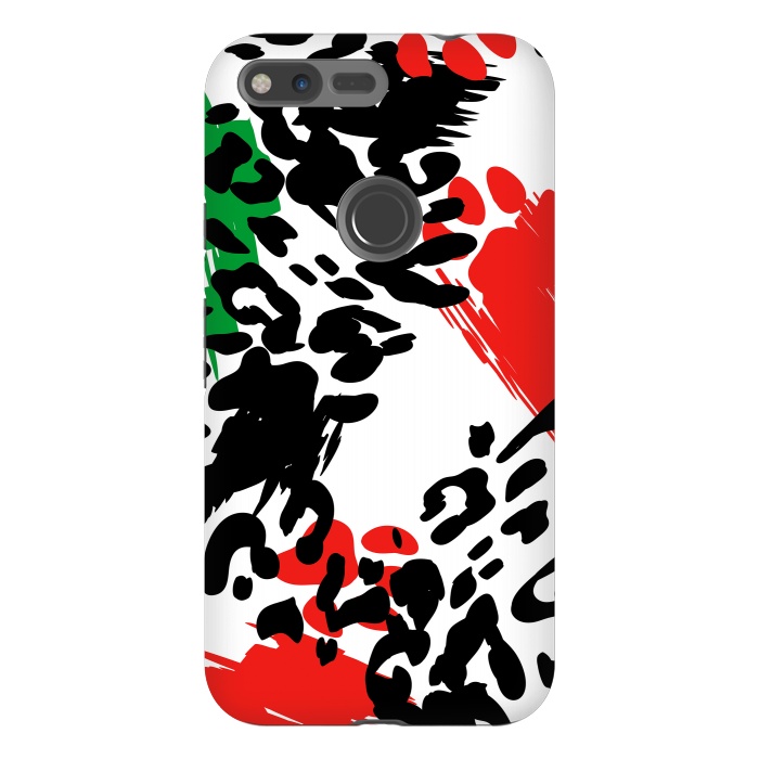 Pixel XL StrongFit colorful anima print by haroulita