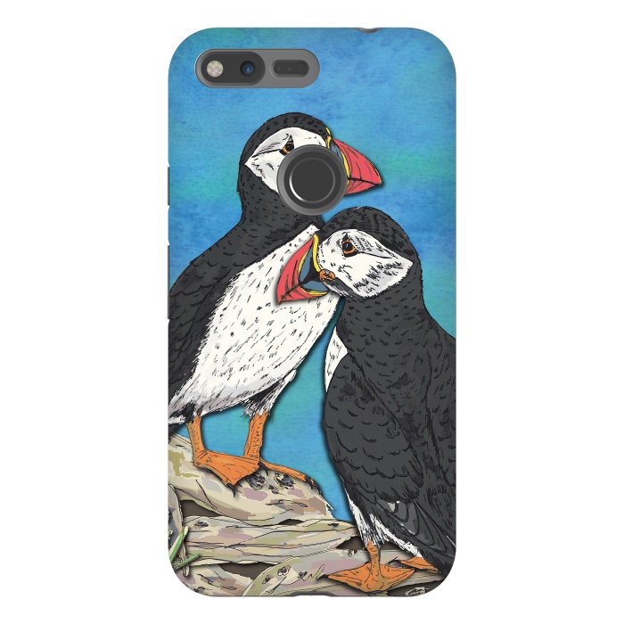 Pixel XL StrongFit Puffin Perfection by Lotti Brown