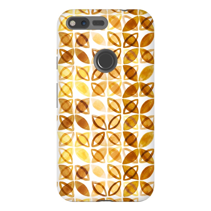 Pixel XL StrongFit 70's Watercolor Pattern  by Tigatiga