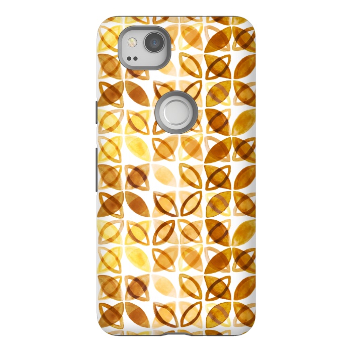 Pixel 2 StrongFit 70's Watercolor Pattern  by Tigatiga