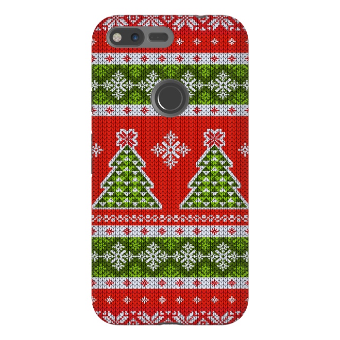 Pixel XL StrongFit Ugly christmas sweater pattern  by Winston