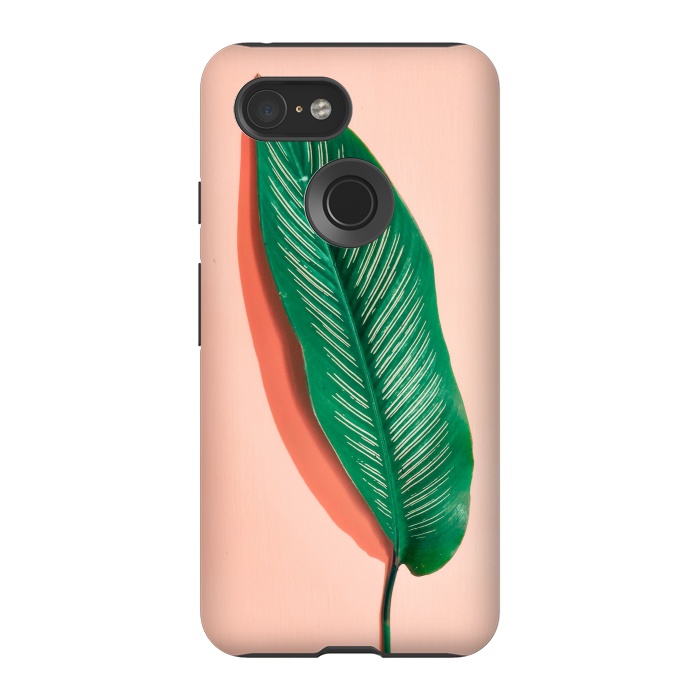 Pixel 3 StrongFit Green leaf  by Winston