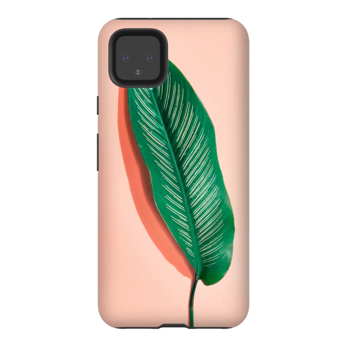 Pixel 4XL StrongFit Green leaf  by Winston