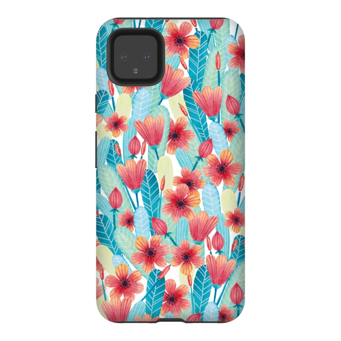 Pixel 4XL StrongFit Delightful Daisies by gingerlique