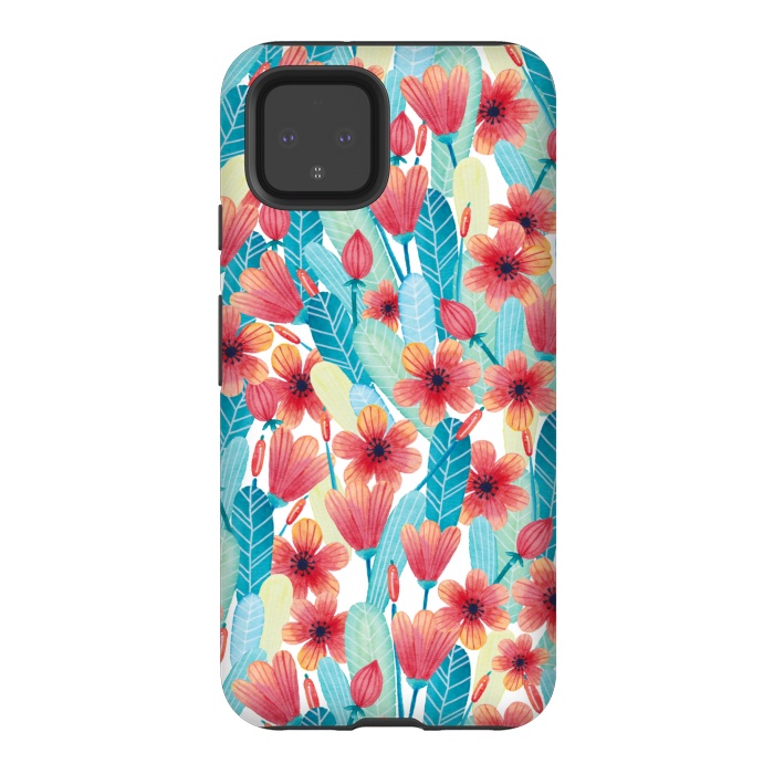 Pixel 4 StrongFit Delightful Daisies by gingerlique