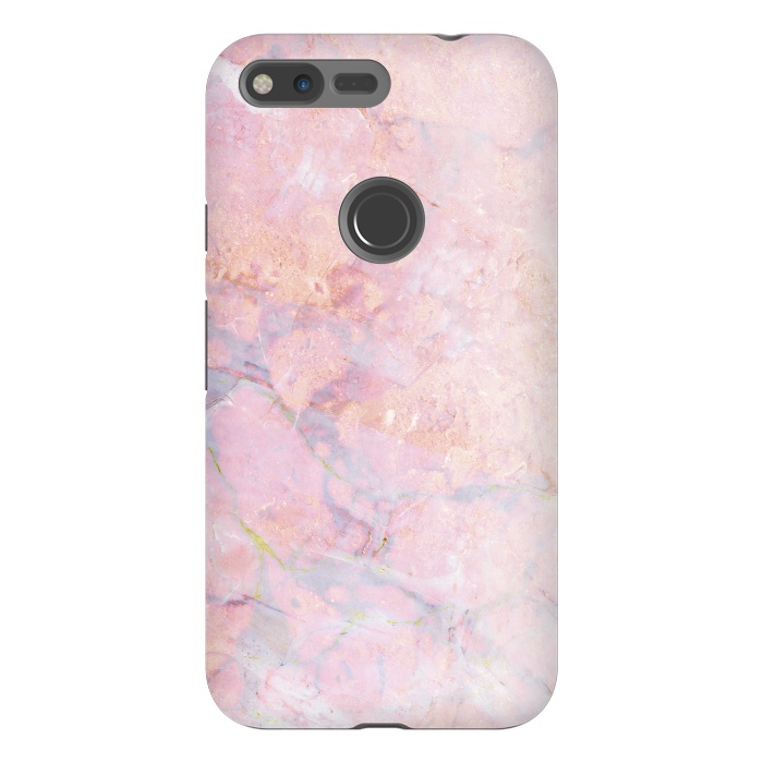 Pixel XL StrongFit Soft pink marble by Oana 