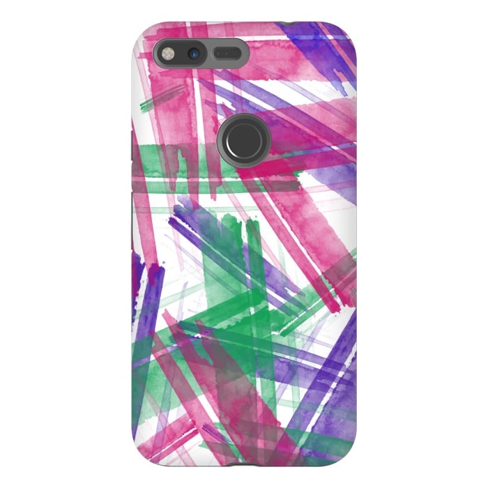 Pixel XL StrongFit Fantastic Watercolor Strokes by Creativeaxle