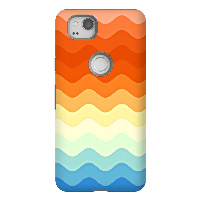 Pixel 2 StrongFit Color Waves by Creativeaxle