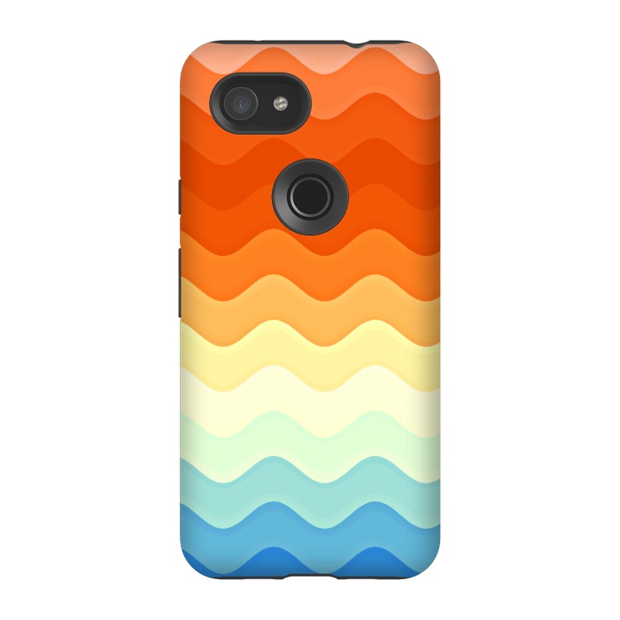 Pixel 3A StrongFit Color Waves by Creativeaxle