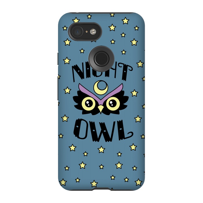 Pixel 3 StrongFit Night owl by Laura Nagel